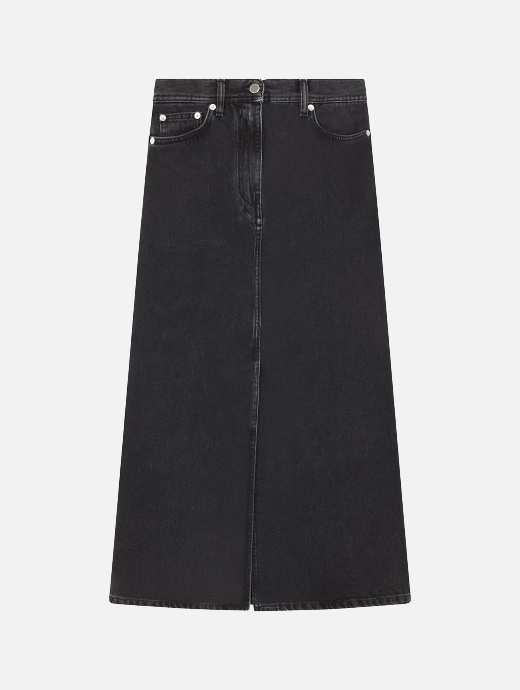Rona Denim midi Skirt