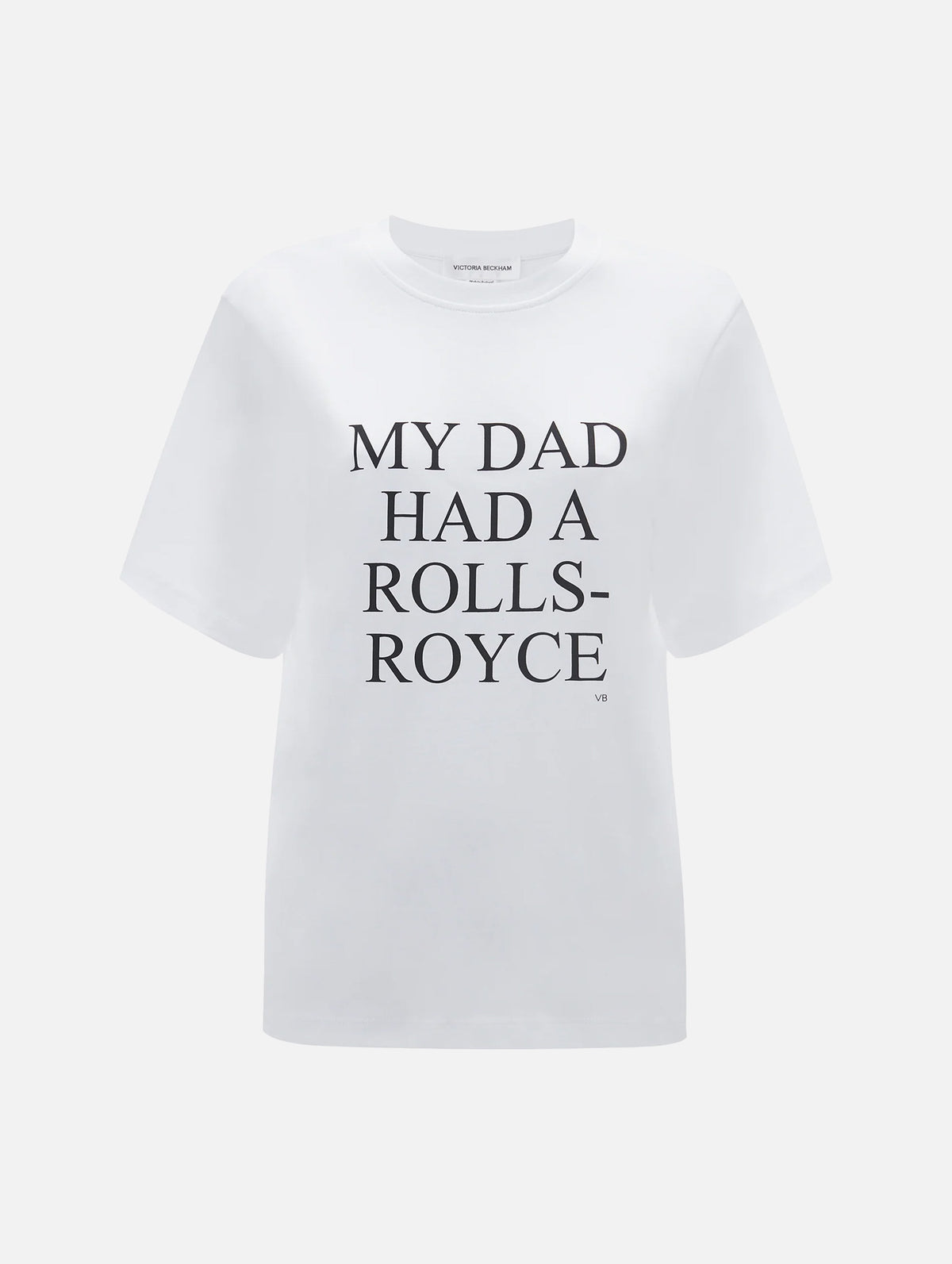 My Dad Had A Rolls-Royce Tee in White