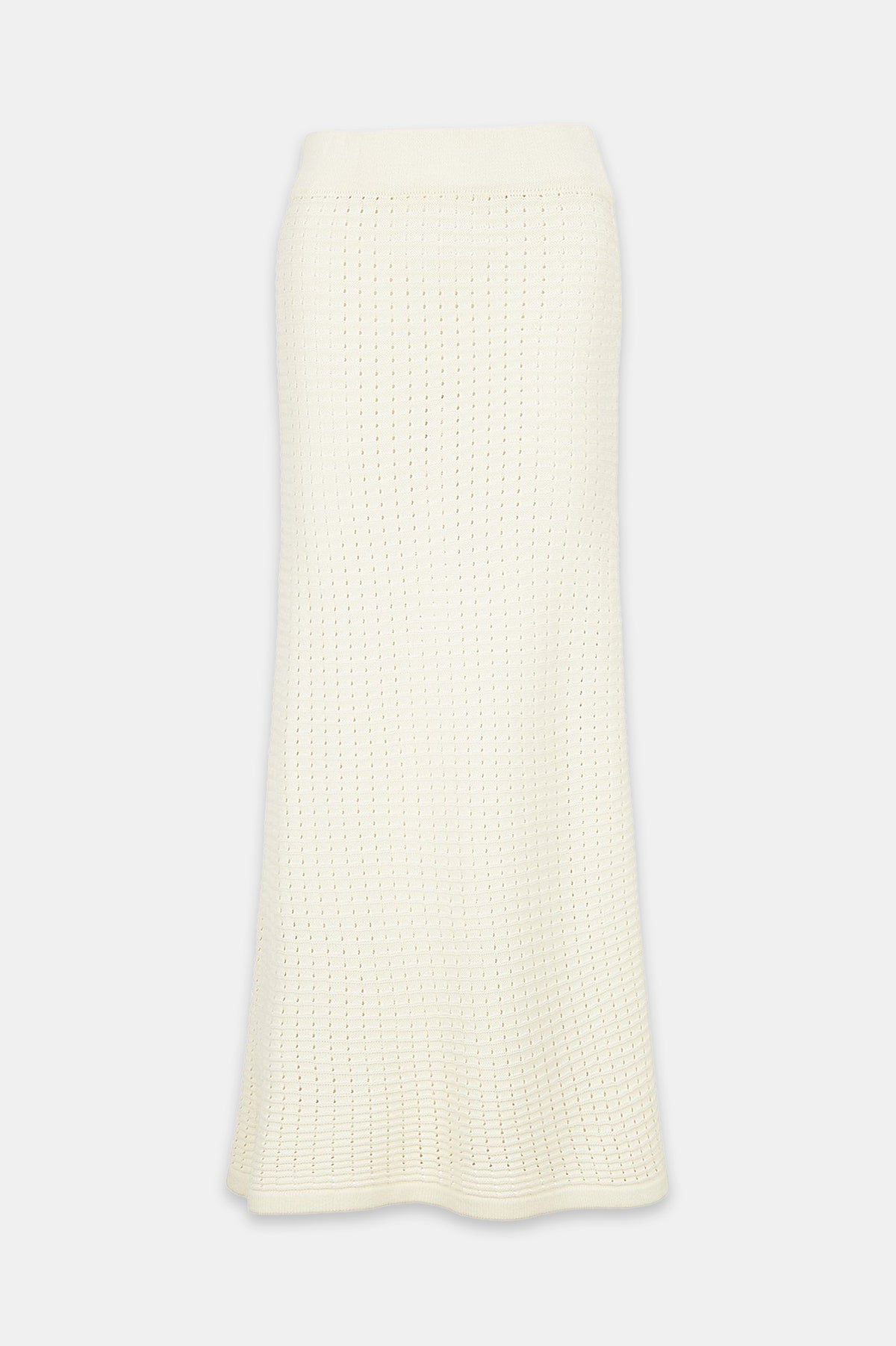 Knitted Skirt in Ivory