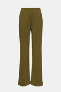 Tibi Active Knit Scottie Jogger in Wood