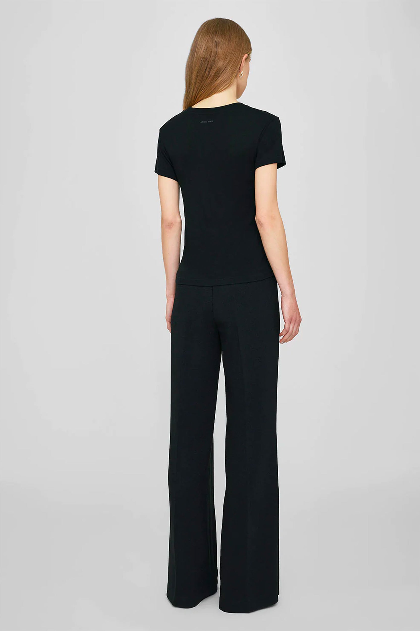 Amani Tee in Black Cashmere Blend