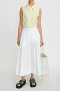 Lee Mathews Andy Skirt in Natural