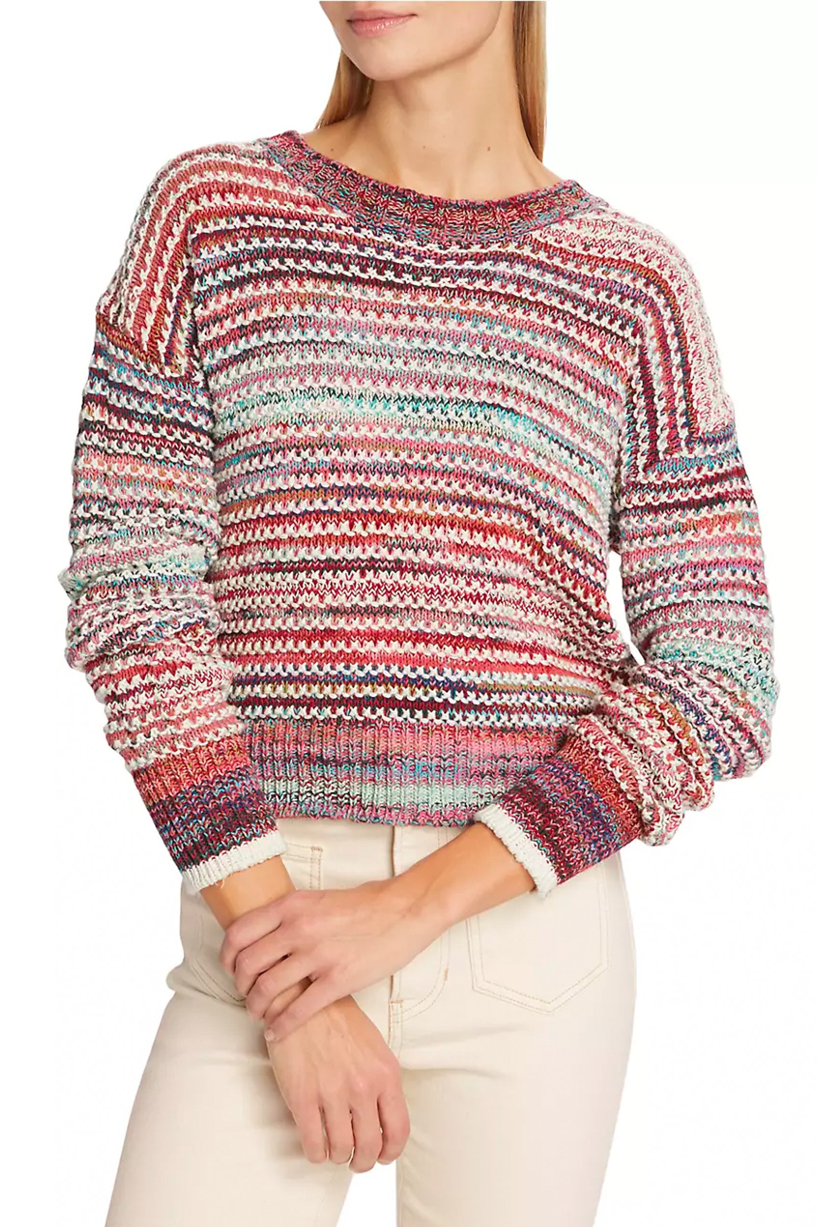 Asmara Sweater in Pink Multi