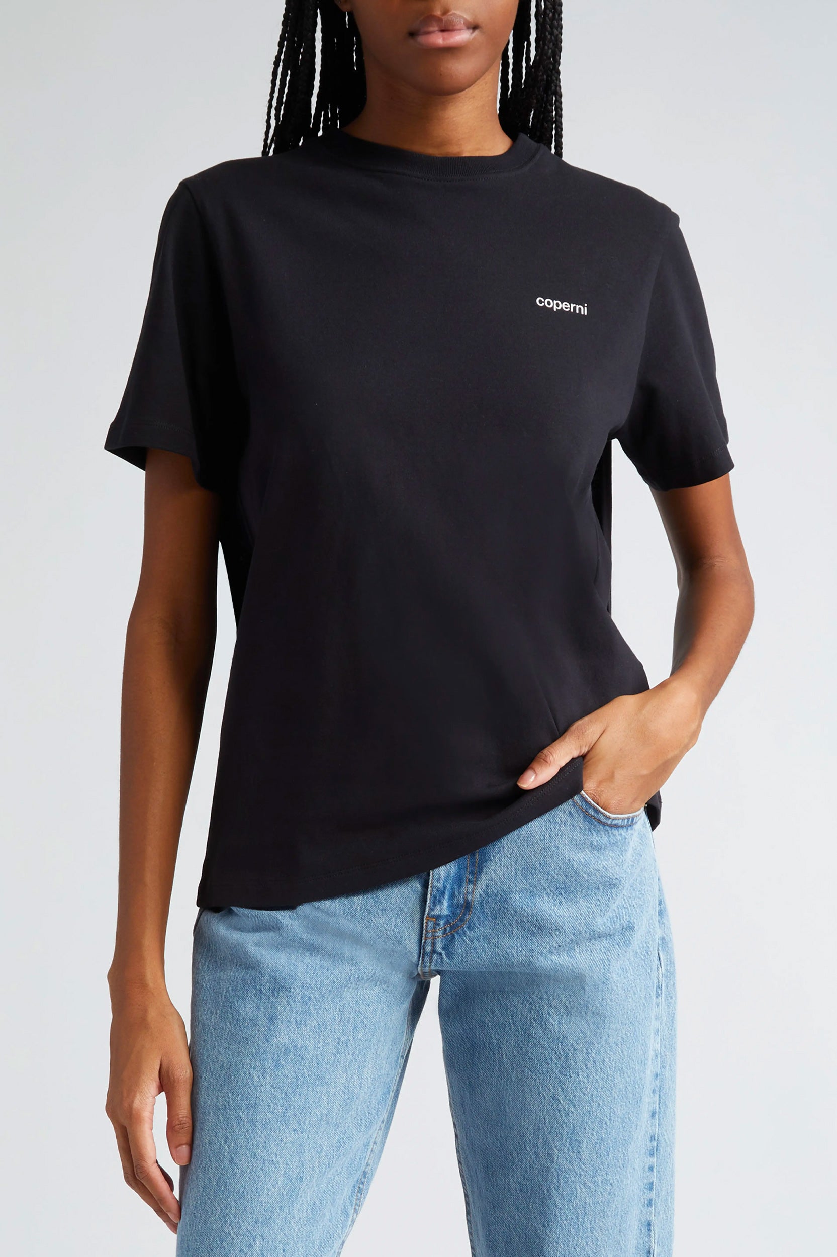 Cape T-Shirt in Black