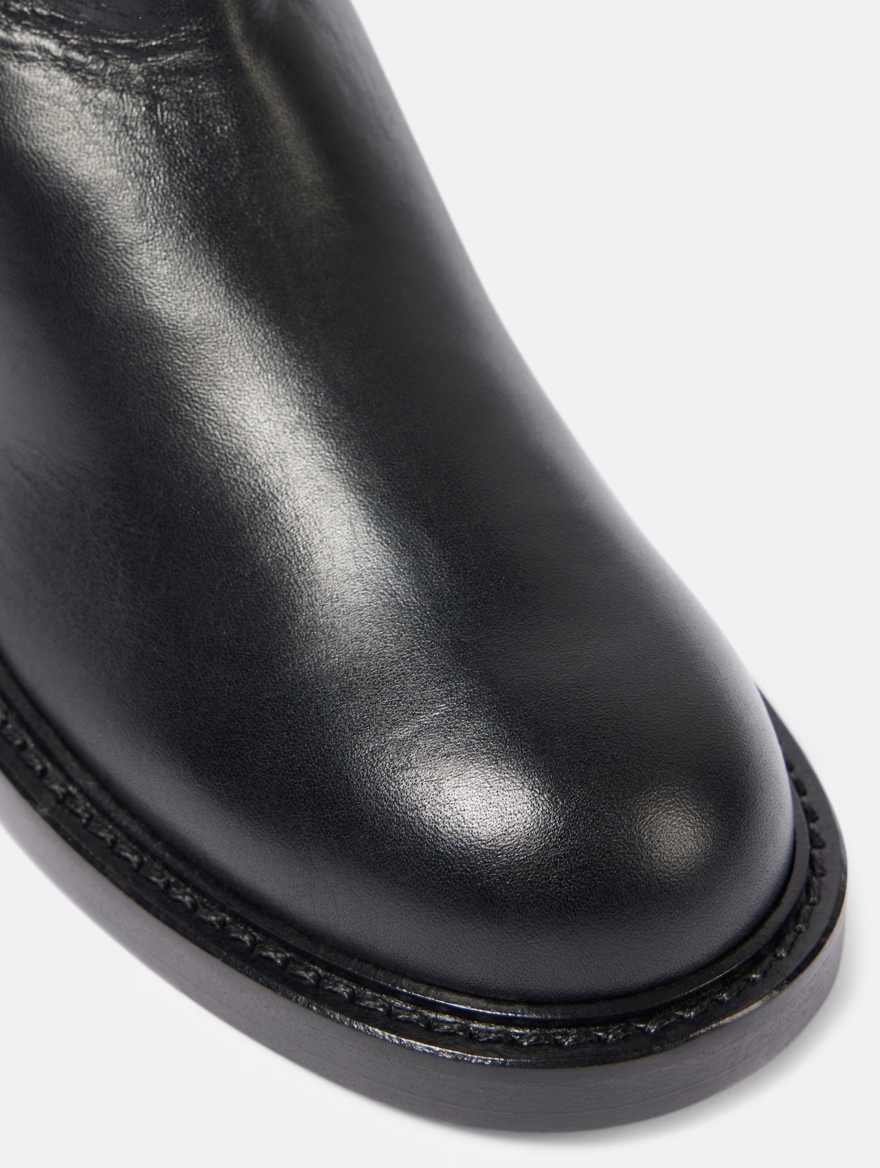 Watch Chain Mid Calf Boots in Black
