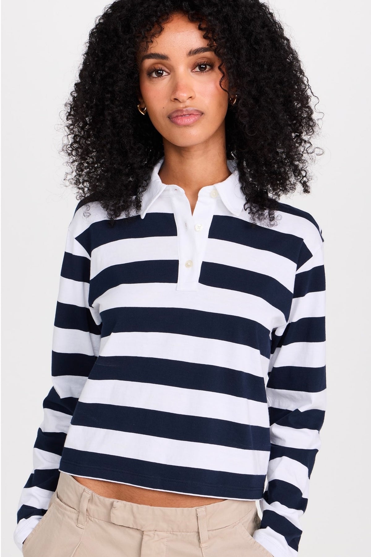 Classic Rugby Jersey Polo in Stripe