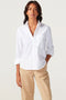 With Nothing Underneath The Classic Poplin Shirt in White