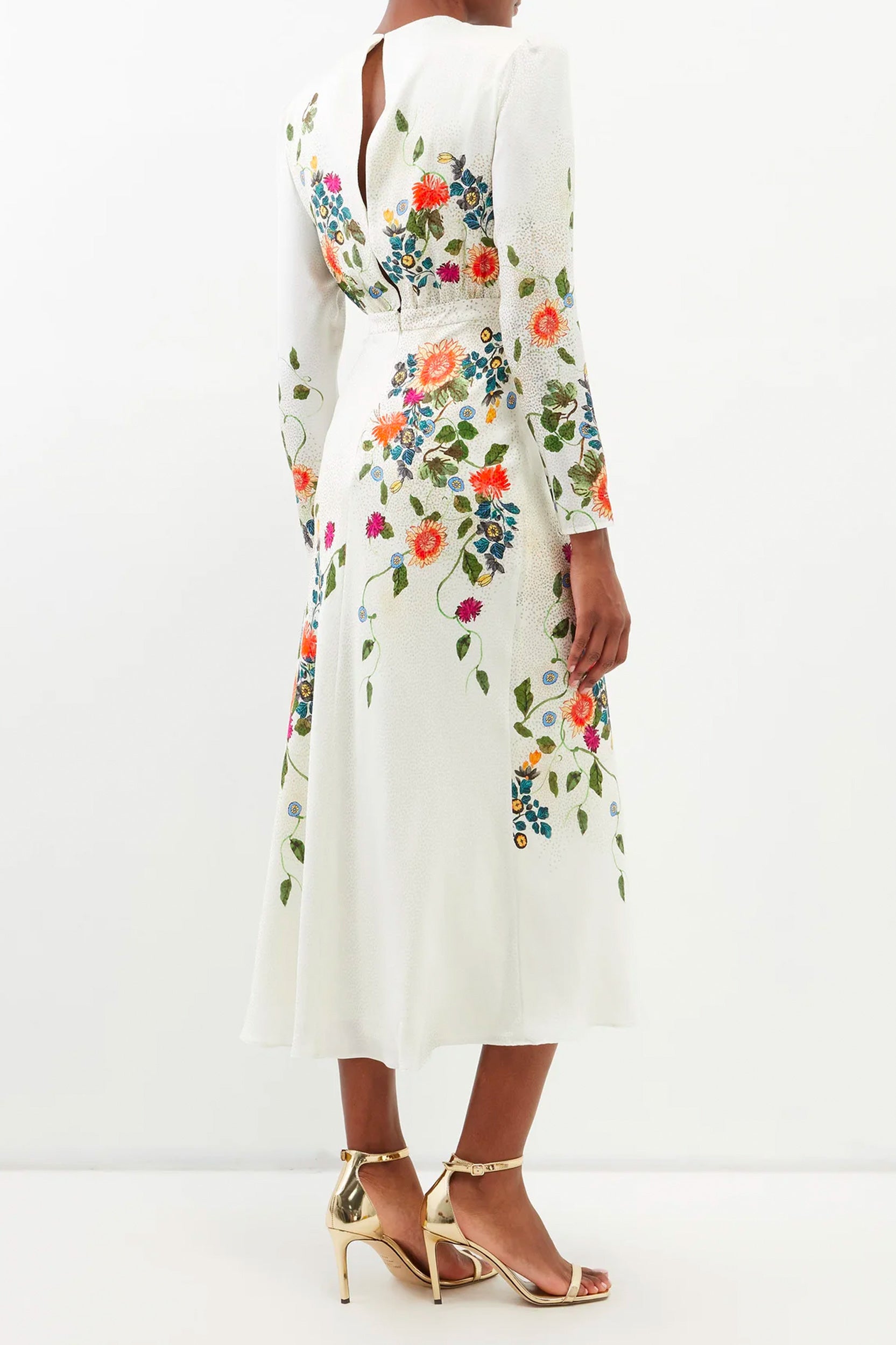 Claudia Dress in Floral Bouquet