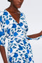 Diane Von Furstenberg Eloise Midi Dress in Lantern Leaves