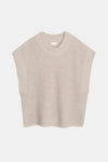 By Malene Birger Farima Ribbed Sweater in Oyster