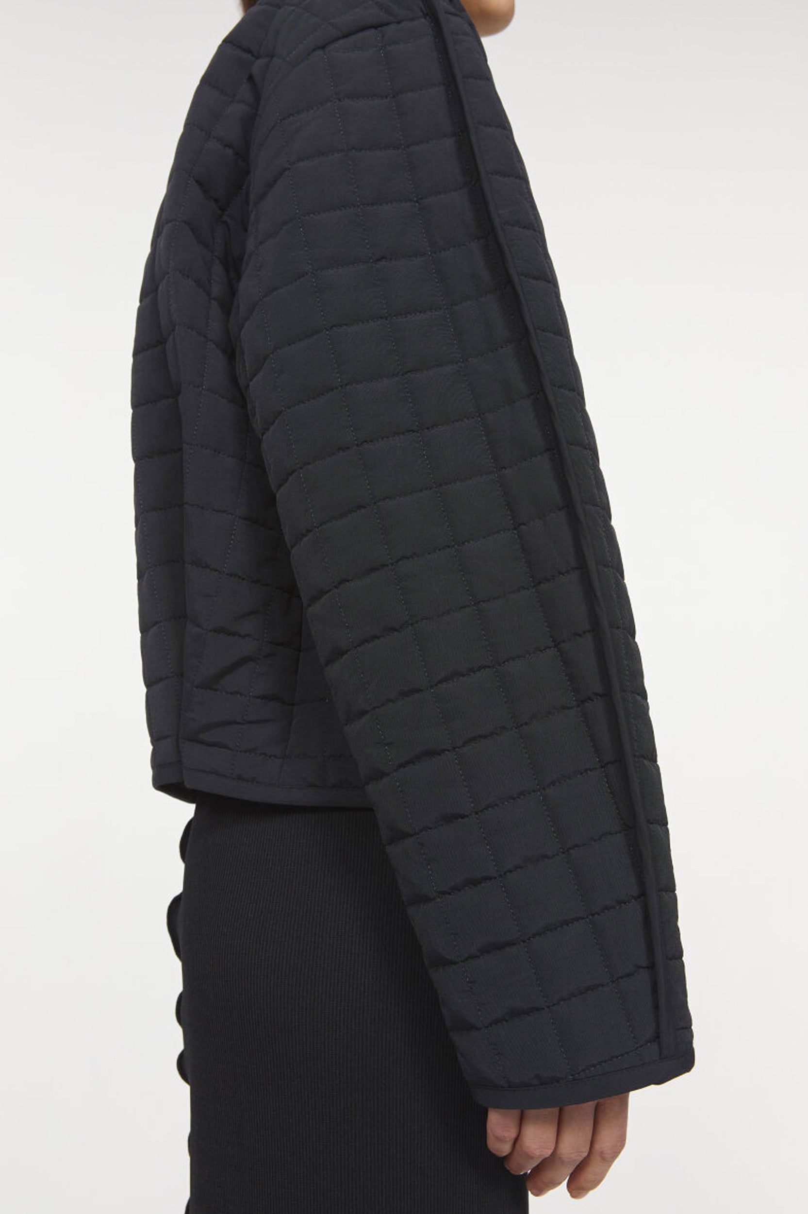 Hera Quilted Jacket in Black