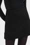 Theory High Waisted Mini Skirt in Black
