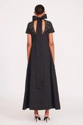 STAUD Ilana Embellished Dress in Black