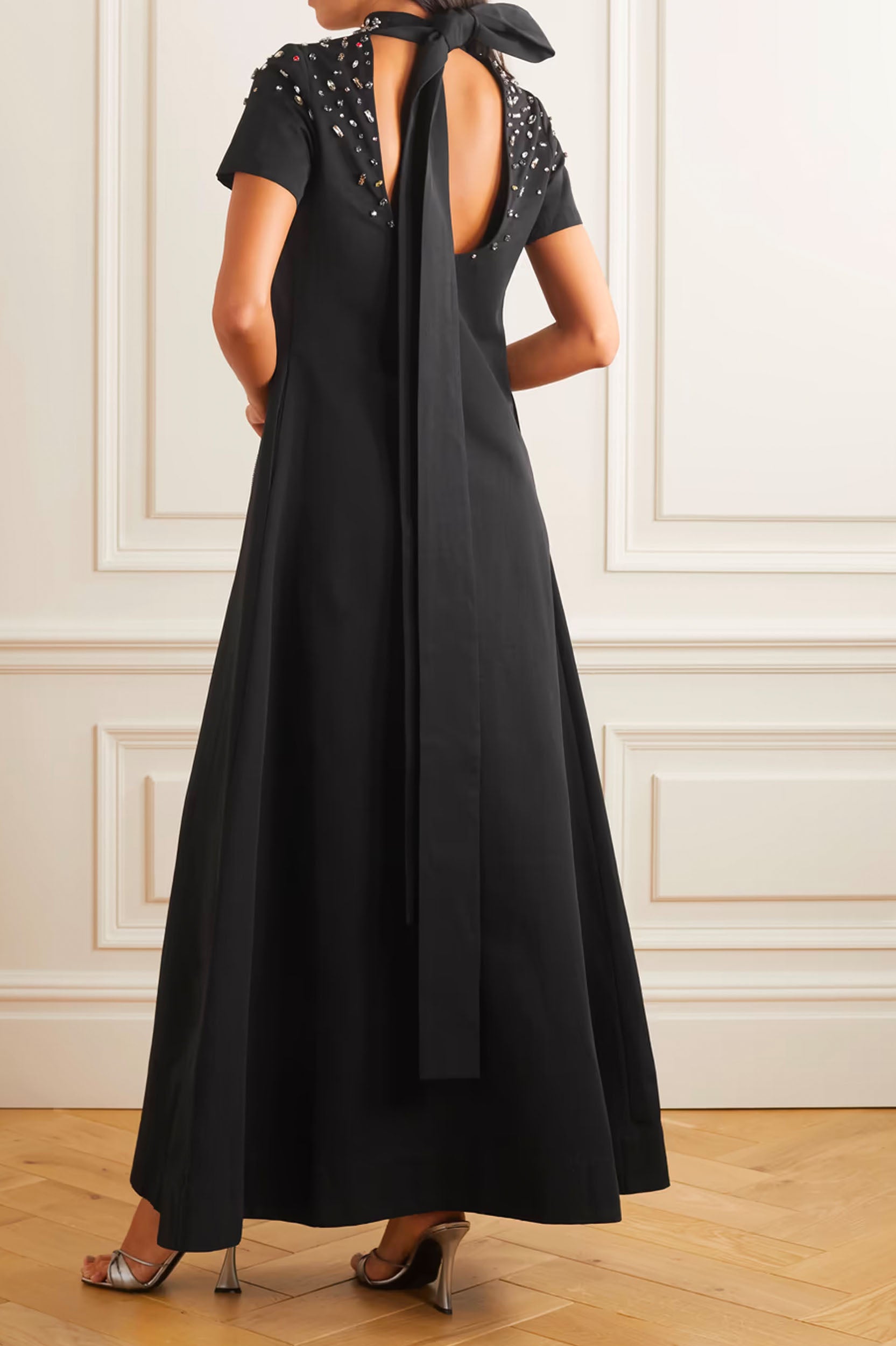 Ilana Embellished Dress in Black