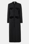 LIBEROWE Imperial Coat in Black Wool