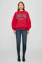 Anine Bing Jaci Sweatshirt Bing in Red