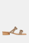 Cult Gaia Jenny Knotted Sandal in Sand