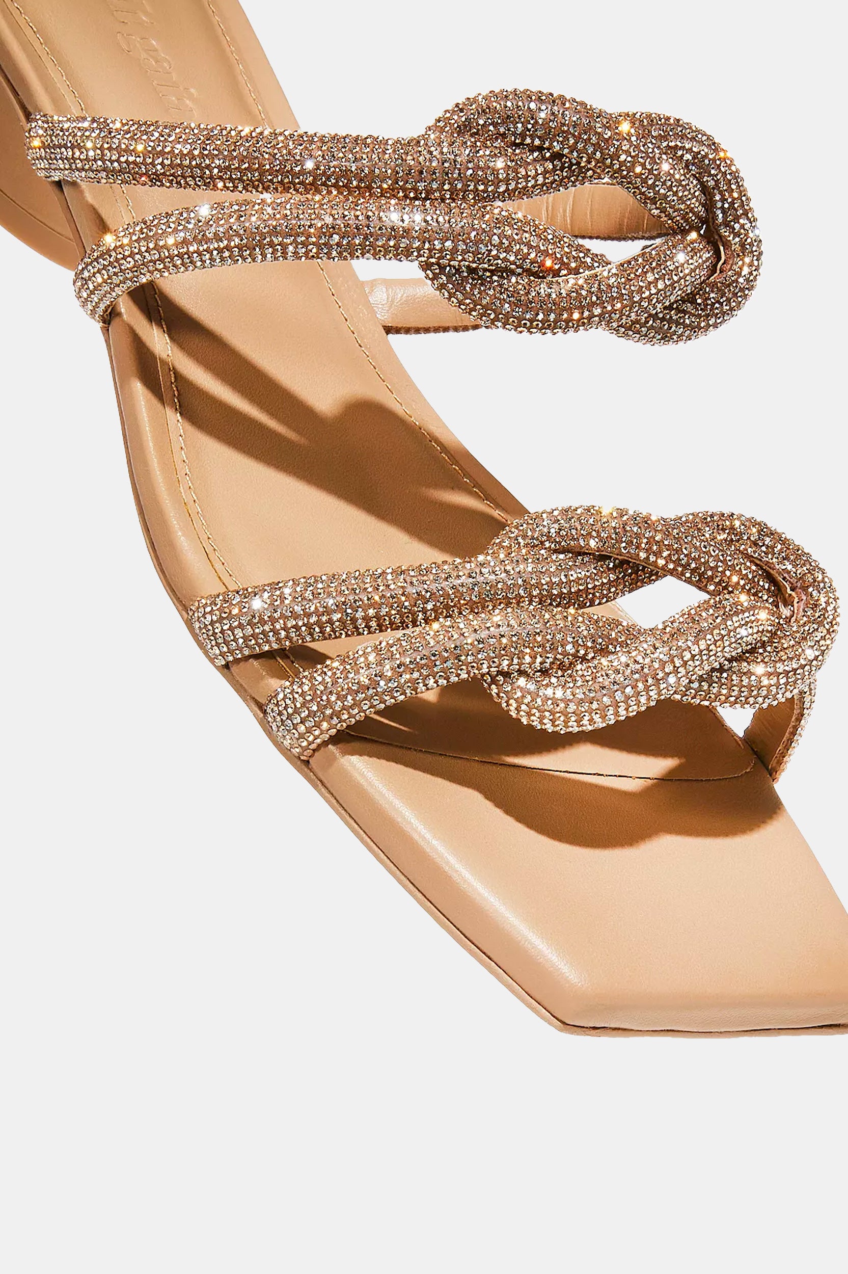 Jenny Knotted Sandal in Sand