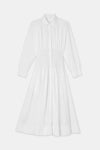 Merlette Jordan Honeycomb Dress in White