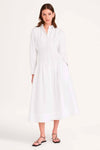 Merlette Jordan Honeycomb Dress in White