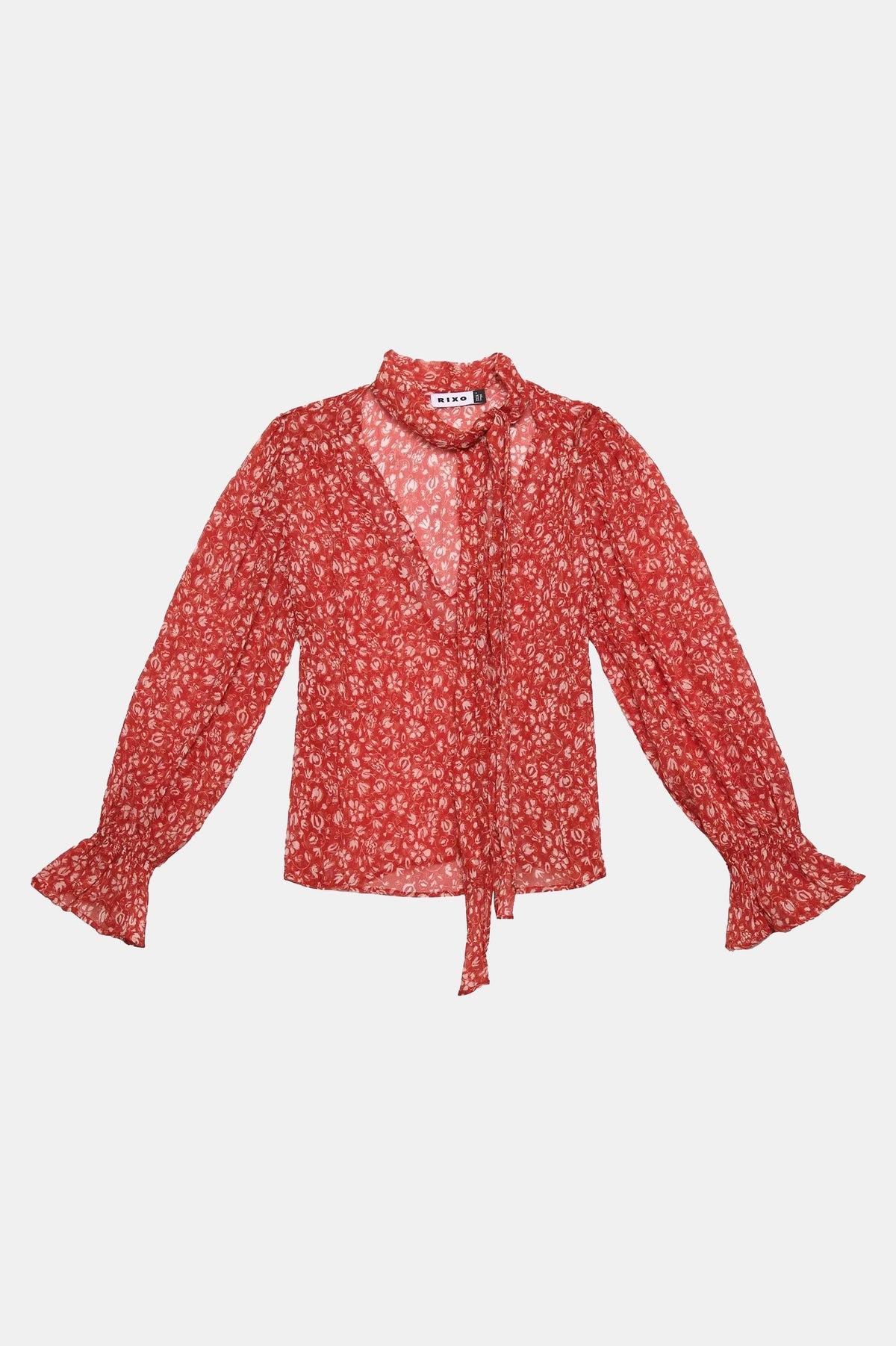 Amelie Blouse in Floral Red