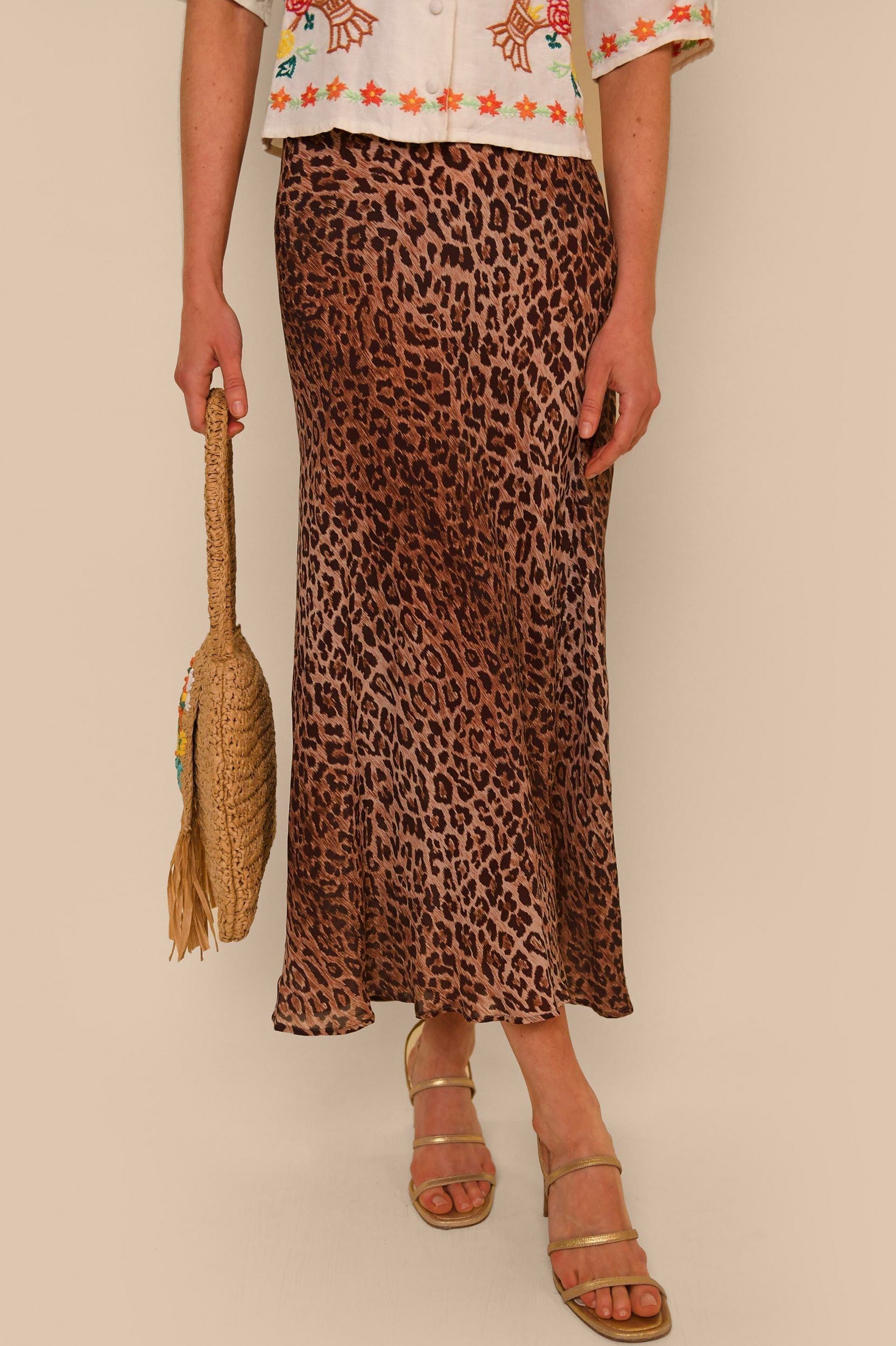Kelly Skirt in Leopard