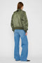 Anine Bing Leon Bomber in Army Green