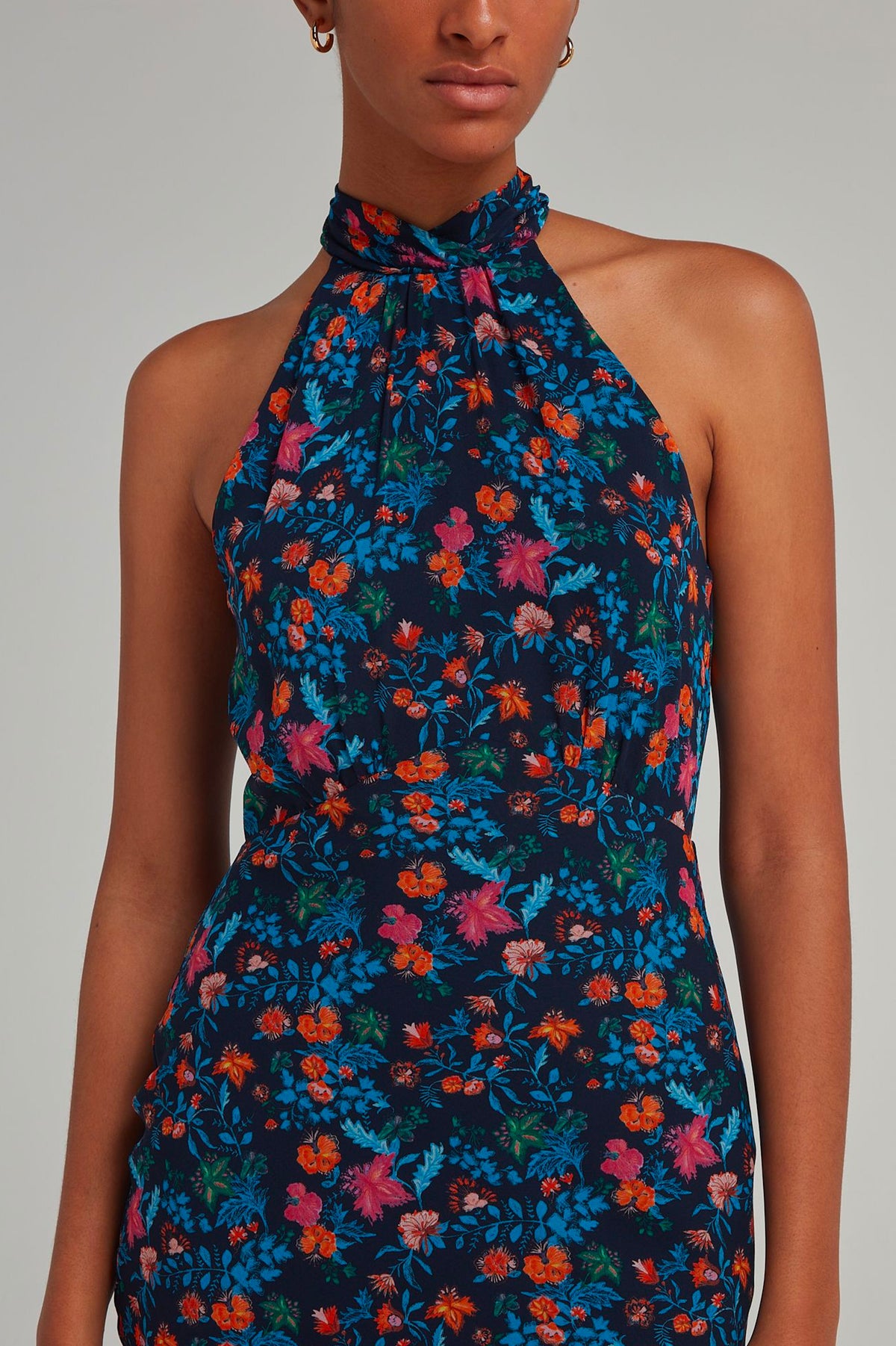 Lila Dress in Floral Midnight