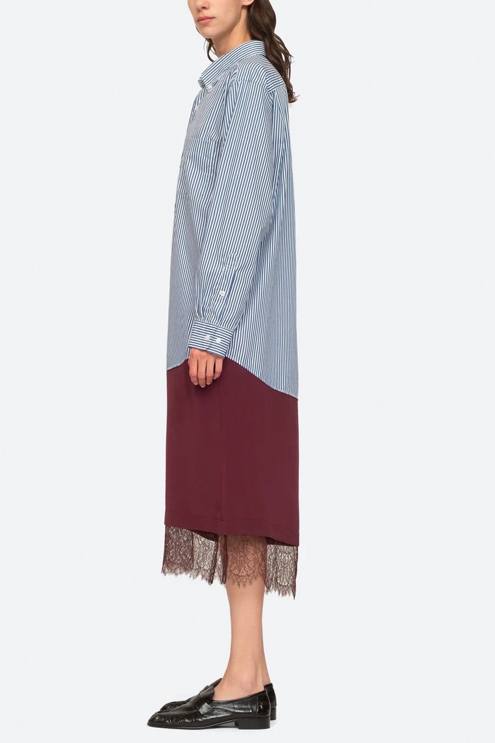 Lorraine Combo Shirt Dress