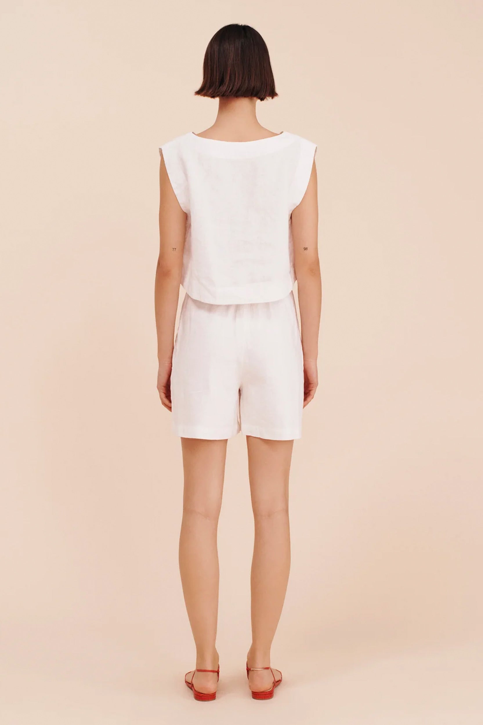 Marchello Short in Ivory