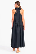 STAUD Midi Marlowe Dress in Black