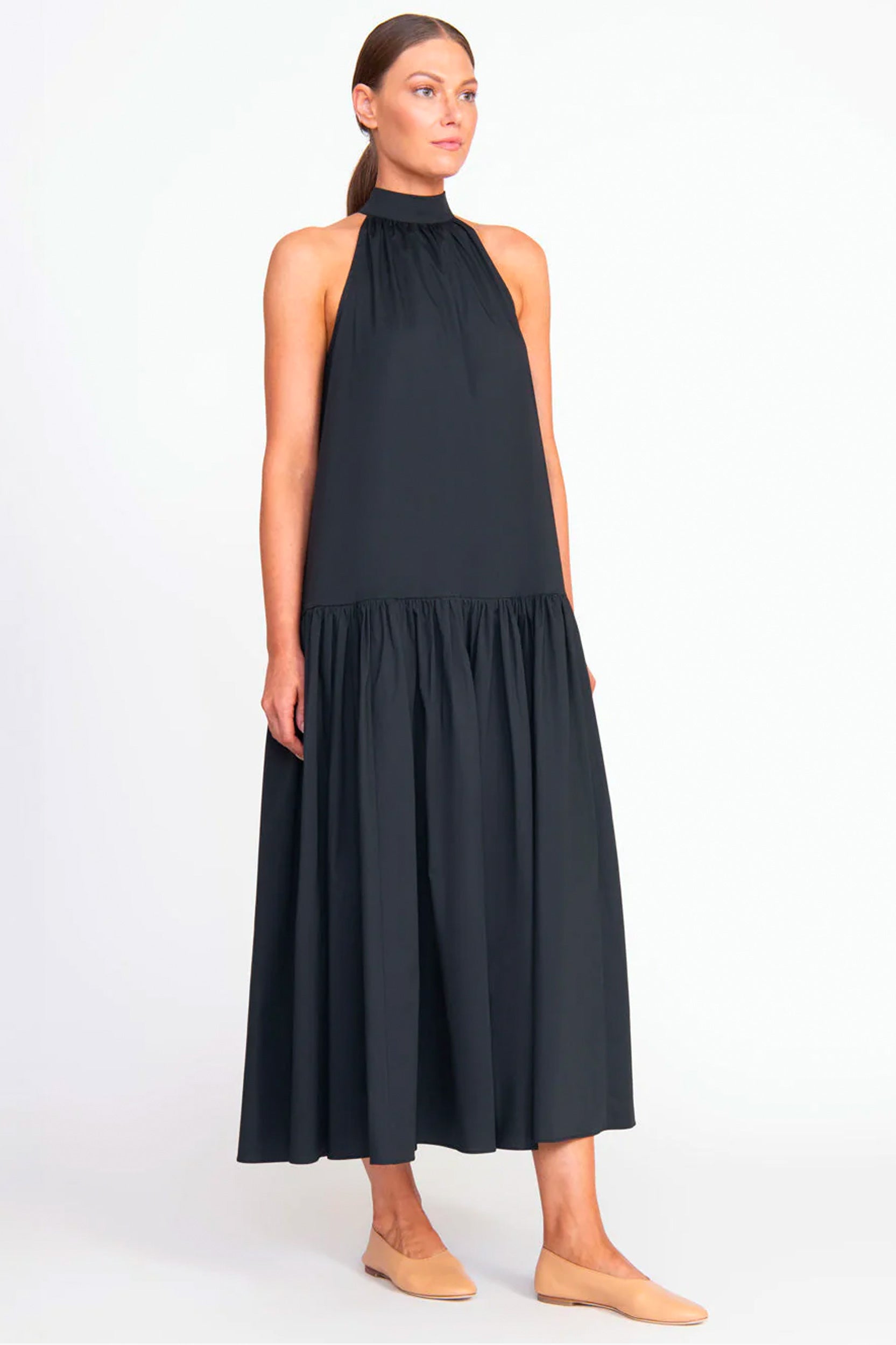 Midi Marlowe Dress in Black