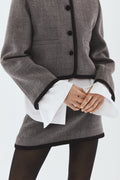 LIBEROWE Mini Skirt in Vera Grey