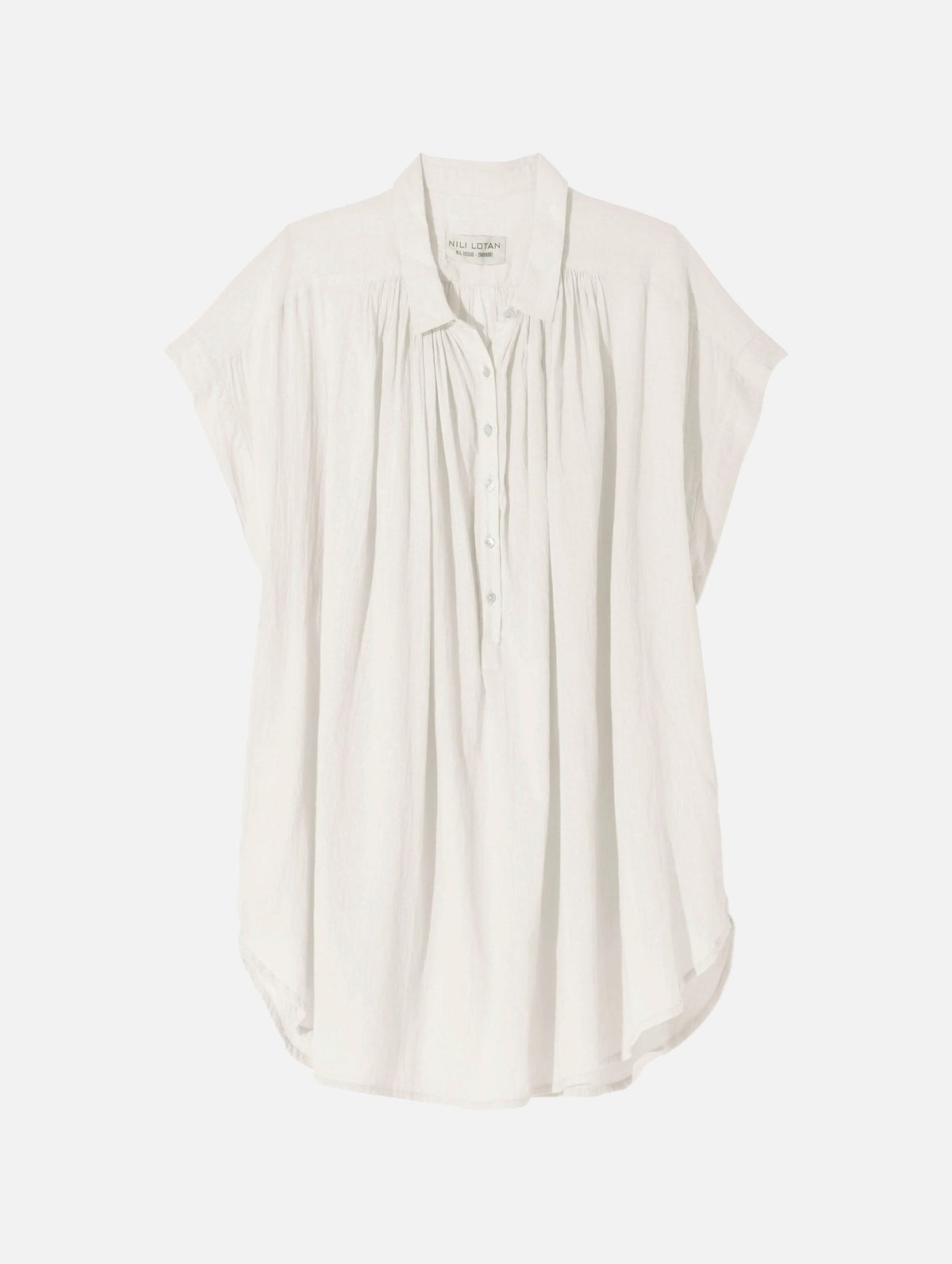 Normandy Cotton Blouse in Ivory