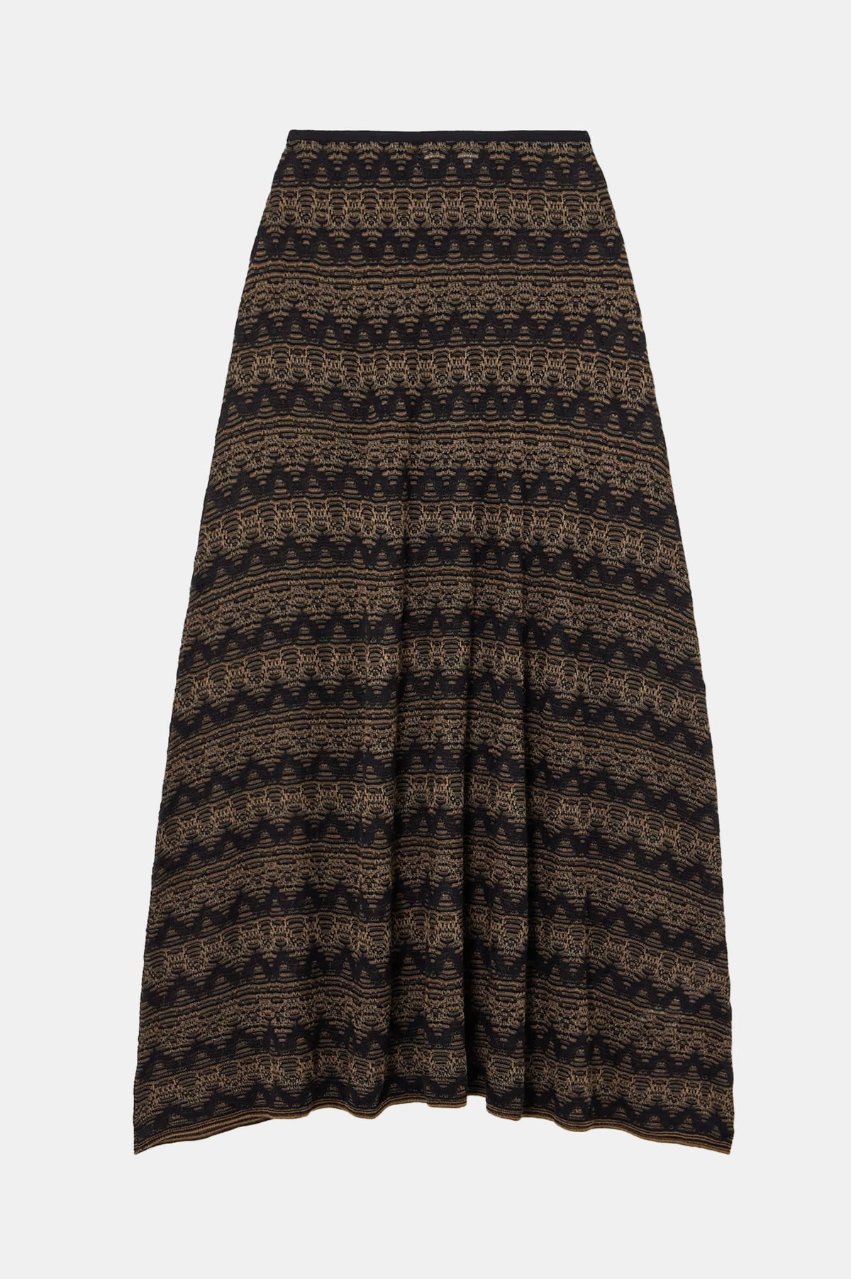 Palais Knit Skirt in Black Cacao