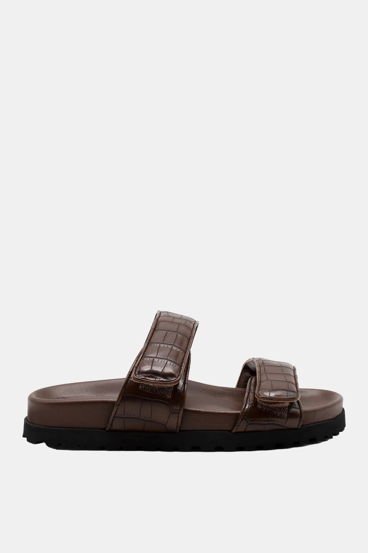 Perni 11 Croc Sandal in Chocolate
