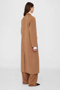 Anine Bing Quinn Coat in Camel Cashmere Blend