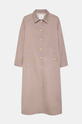 Anine Bing Randy Maxi Trench in Taupe
