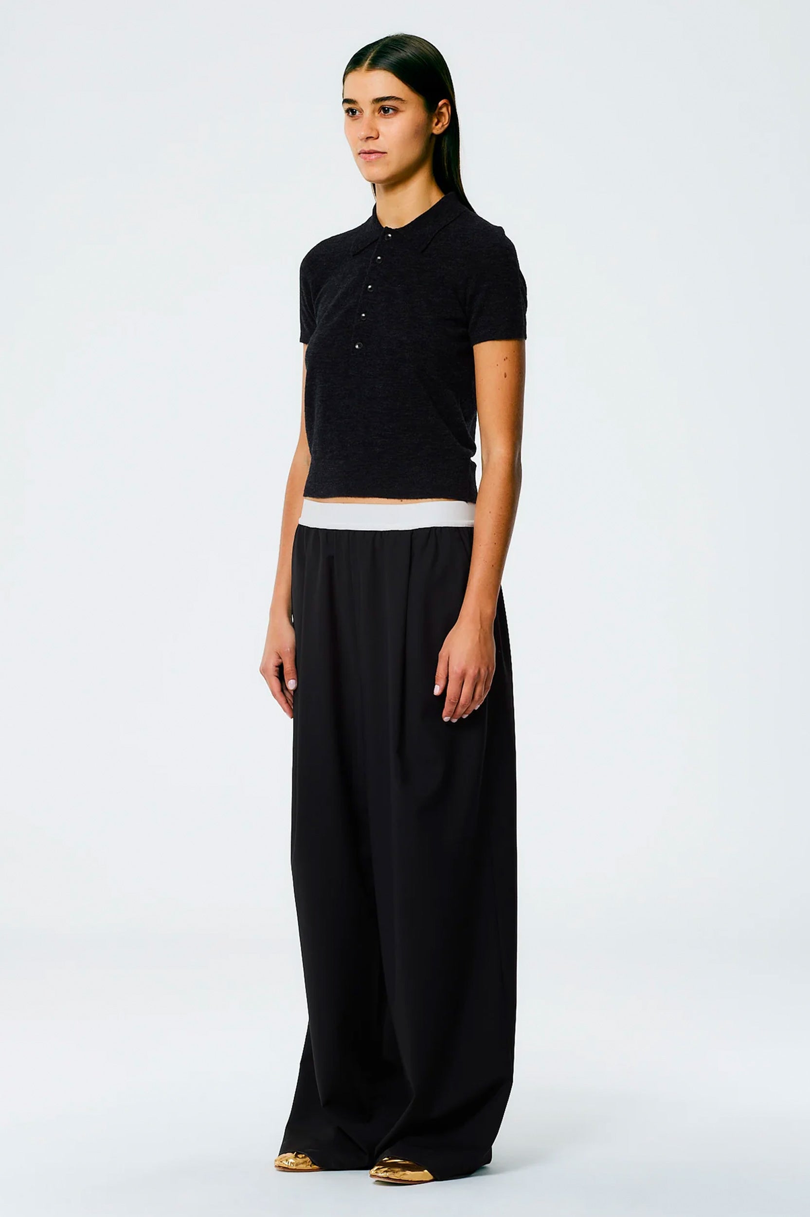 Tropical Wool Marit Pull On Pant