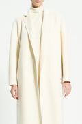 Theory Relaxed Coat in Ivory