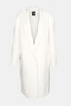 Theory Relaxed Coat in Ivory