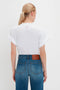 Victoria Beckham Relaxed Fit Tee in White