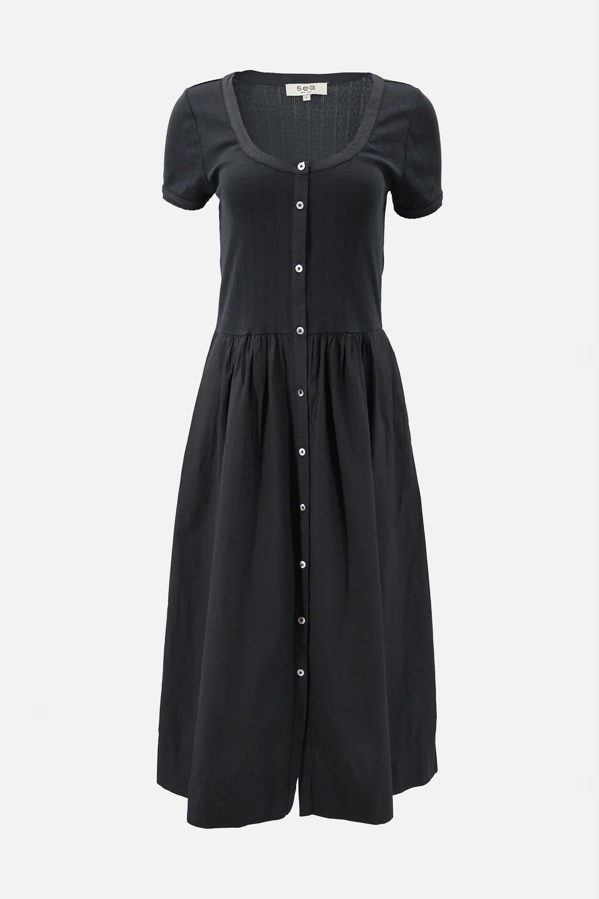 Salome Dress in Charcoal