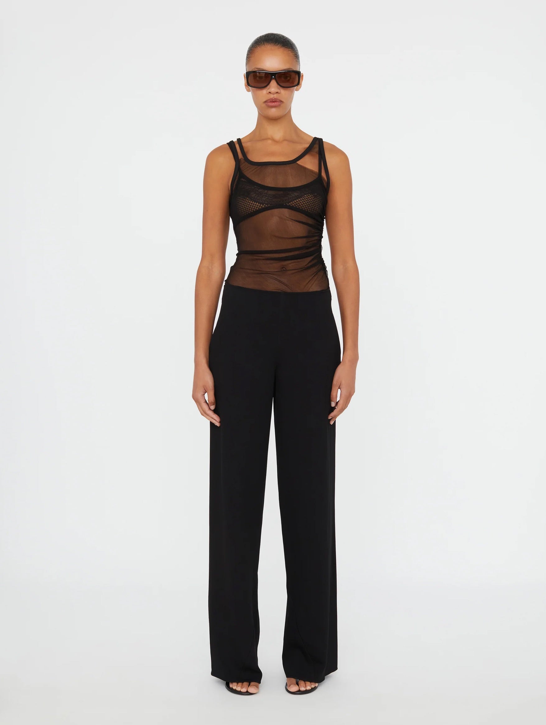 Traverse Bias Trouser in Black