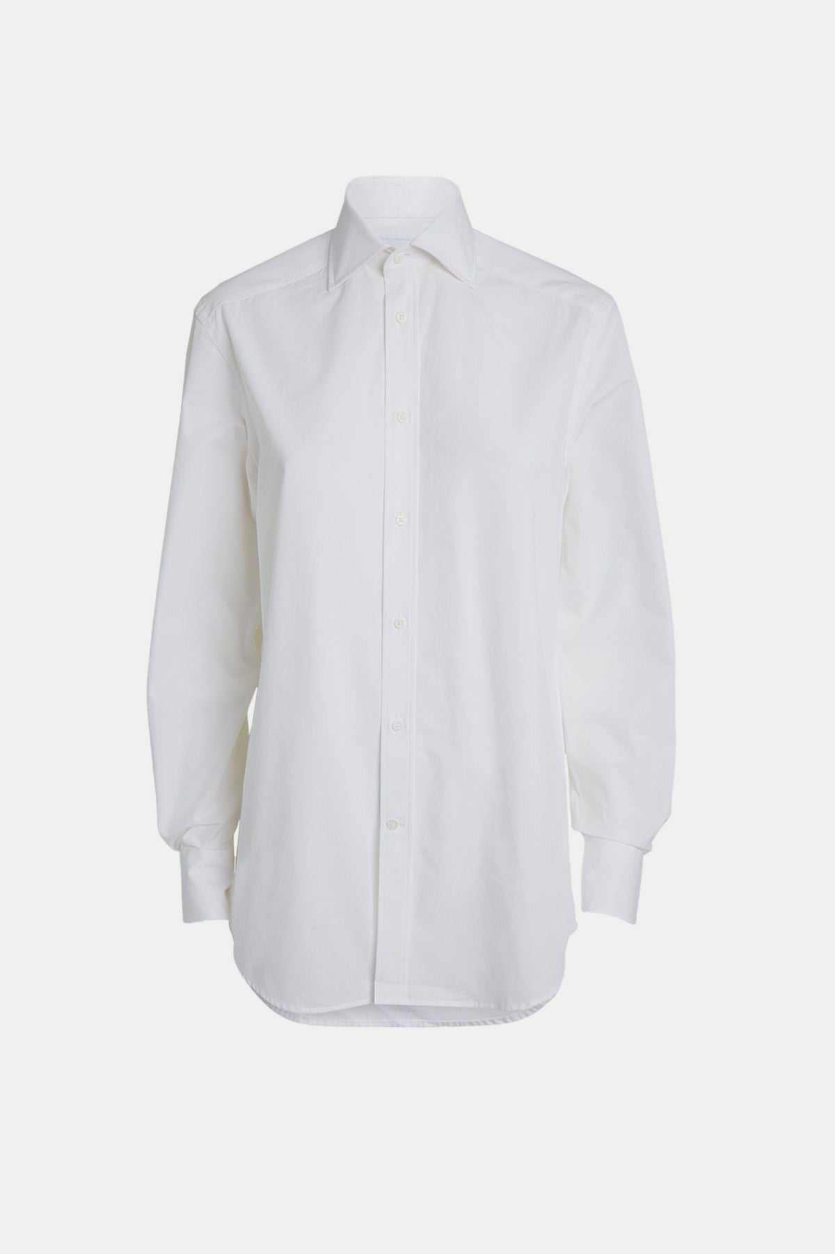 The Boyfriend Poplin Shirt in White