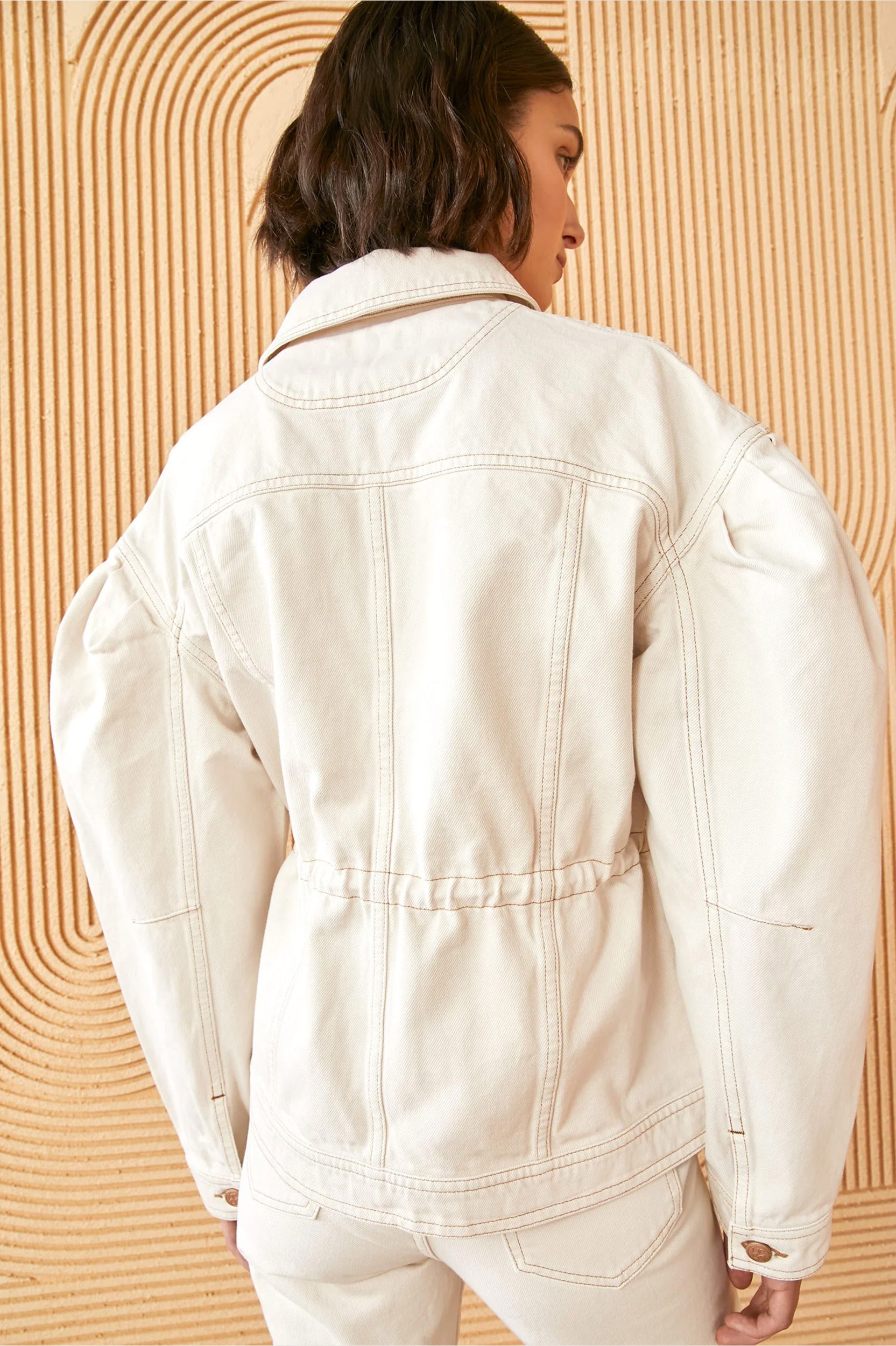The Odette Jacket in Cowrie Wash