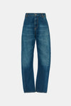 Victoria Beckham Twisted Slouch Jean in Vintage Wash