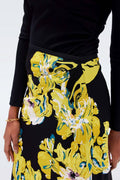 Diane Von Furstenberg Whitley Skirt in Painted Blossom