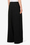 Theory Wide Leg Pleat Pant in Black