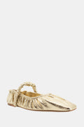Studio Amelia Zadie Ballet Flat in Gold